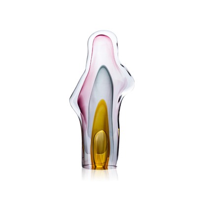 33001	 L9.1W2.76H18.9" - GLASS SCULPTURE