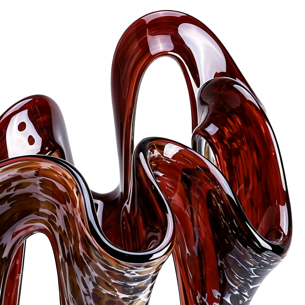 33081	 D12.2"H16" - GLASS SCULPTURE