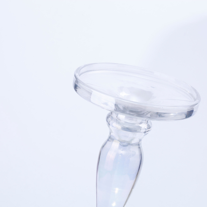 39142	 D5.1"H13.8" - GLASS CANDLE HOLDER