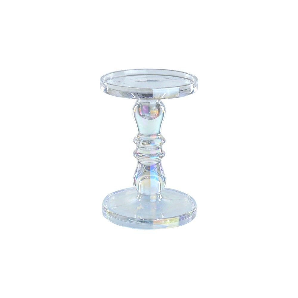 39144	 D5.1"H7.7" - GLASS CANDLE HOLDER