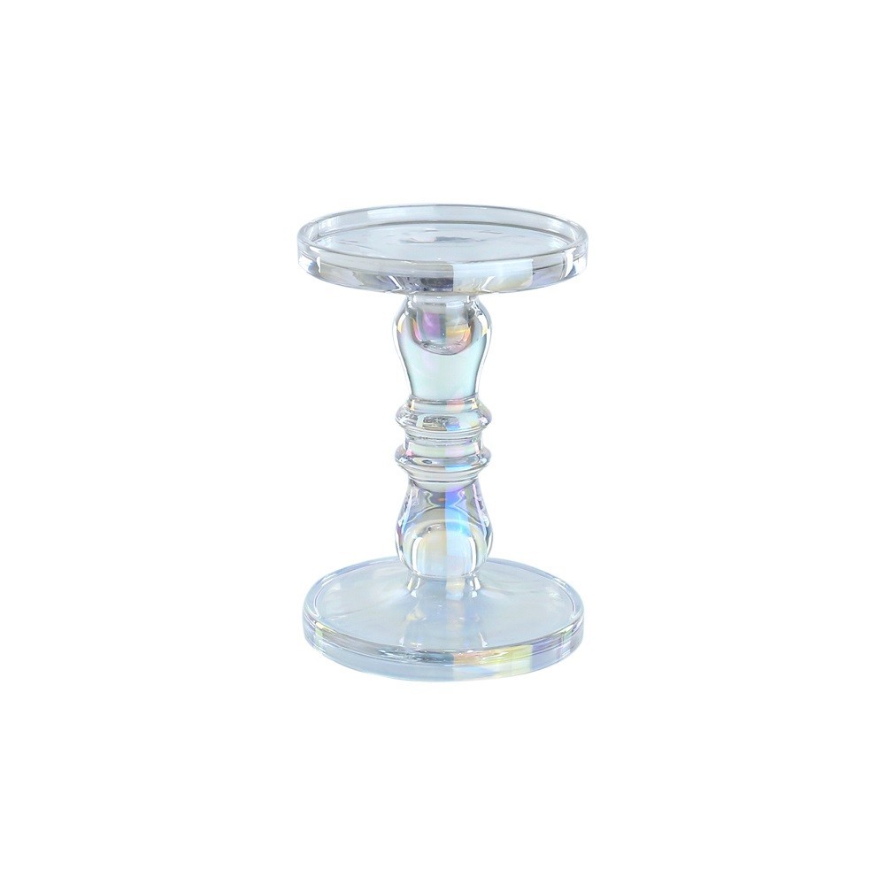 39144	 D5.1"H7.7" - GLASS CANDLE HOLDER