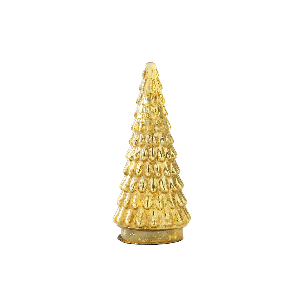 39243	 D3.5"H8.3" - GLASS CHRISTMAS TREE