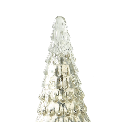 39244	 *D3.5"H8.3" - GLASS CHRISTMAS TREE