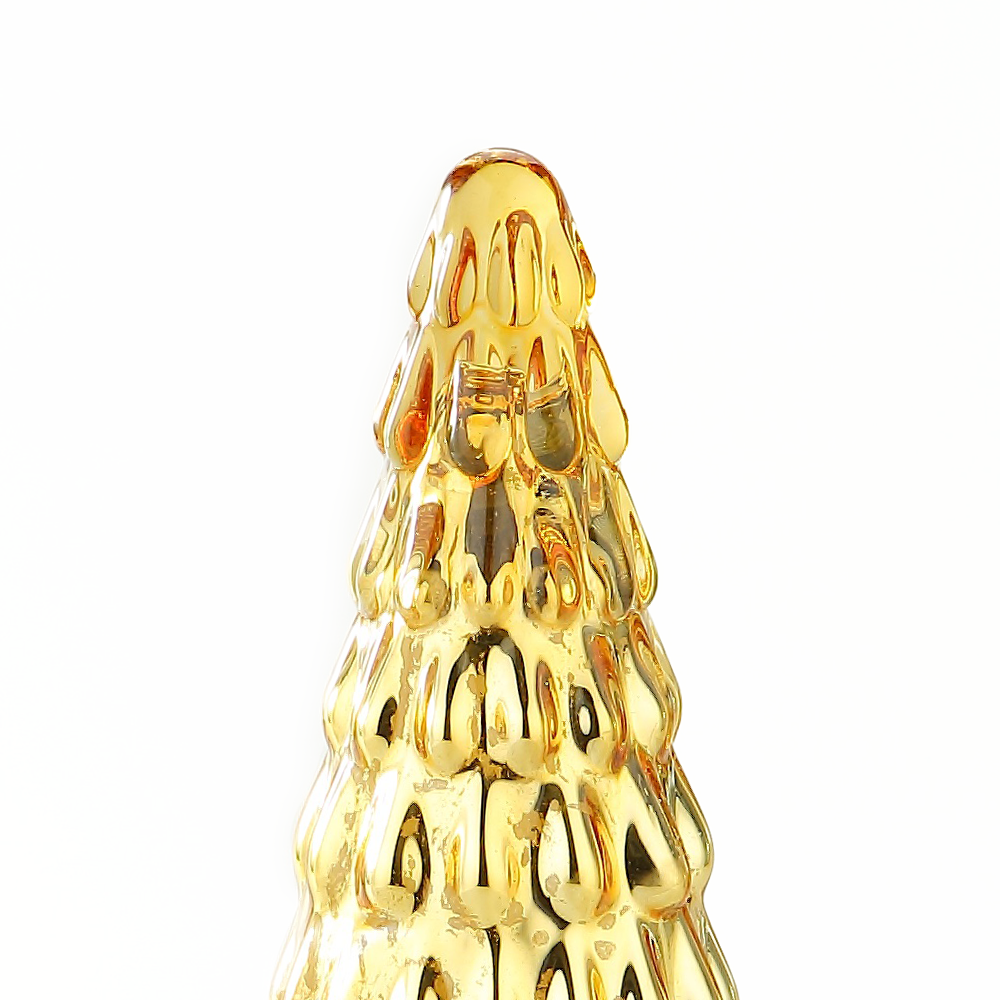 39246	 *D4.5"H10.2" - GLASS CHRISTMAS TREE