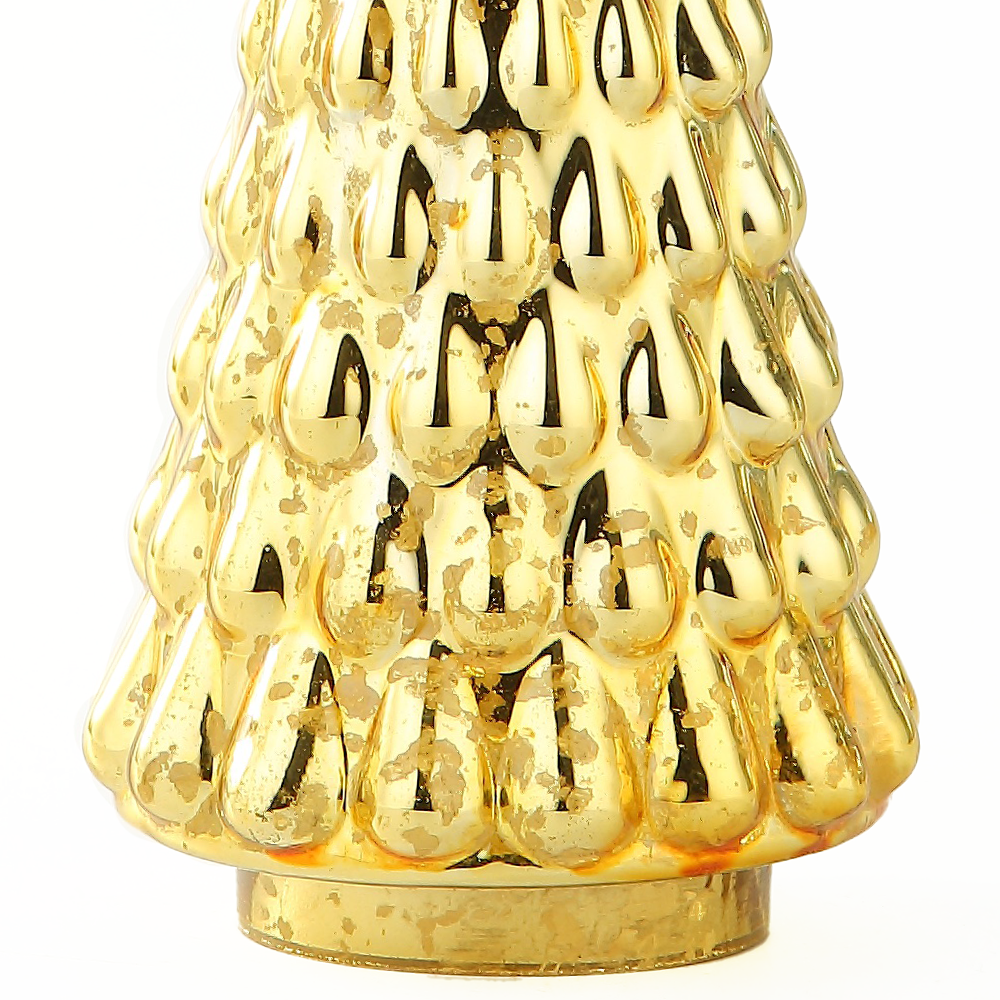 39246	 *D4.5"H10.2" - GLASS CHRISTMAS TREE