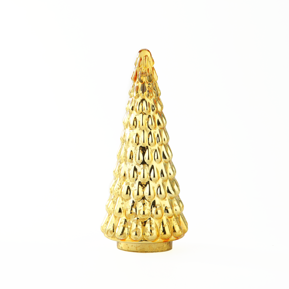 39246	 *D4.5"H10.2" - GLASS CHRISTMAS TREE