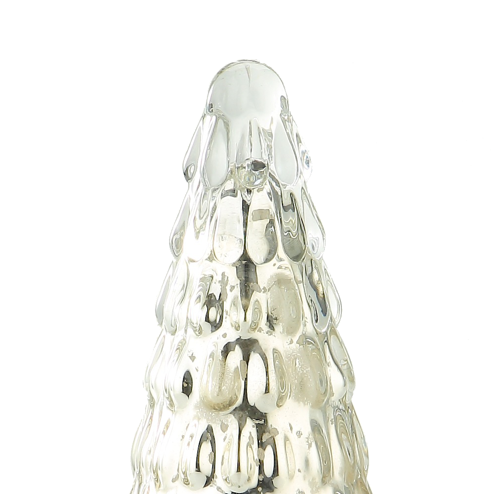 39247	 D4.5"H10.2" - GLASS CHRISTMAS TREE