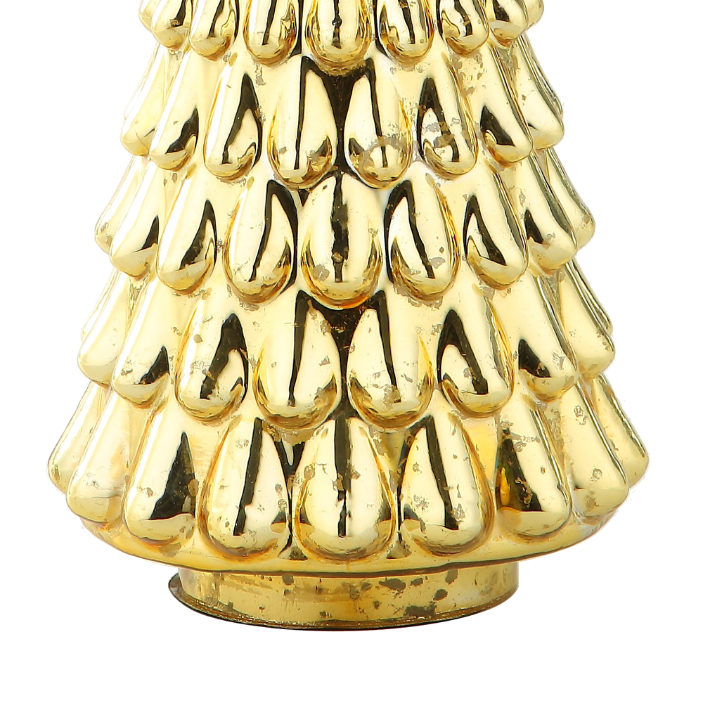 39249	 *D5.7"H12.6" - GLASS CHRISTMAS TREE