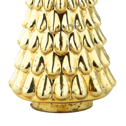 39249	 *D5.7"H12.6" - GLASS CHRISTMAS TREE