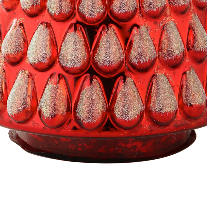 39248	 D5.7"H12.6" - GLASS CHRISTMAS TREE