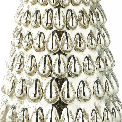 39253	 D9.3"H21.7" - GLASS CHRISTMAS TREE