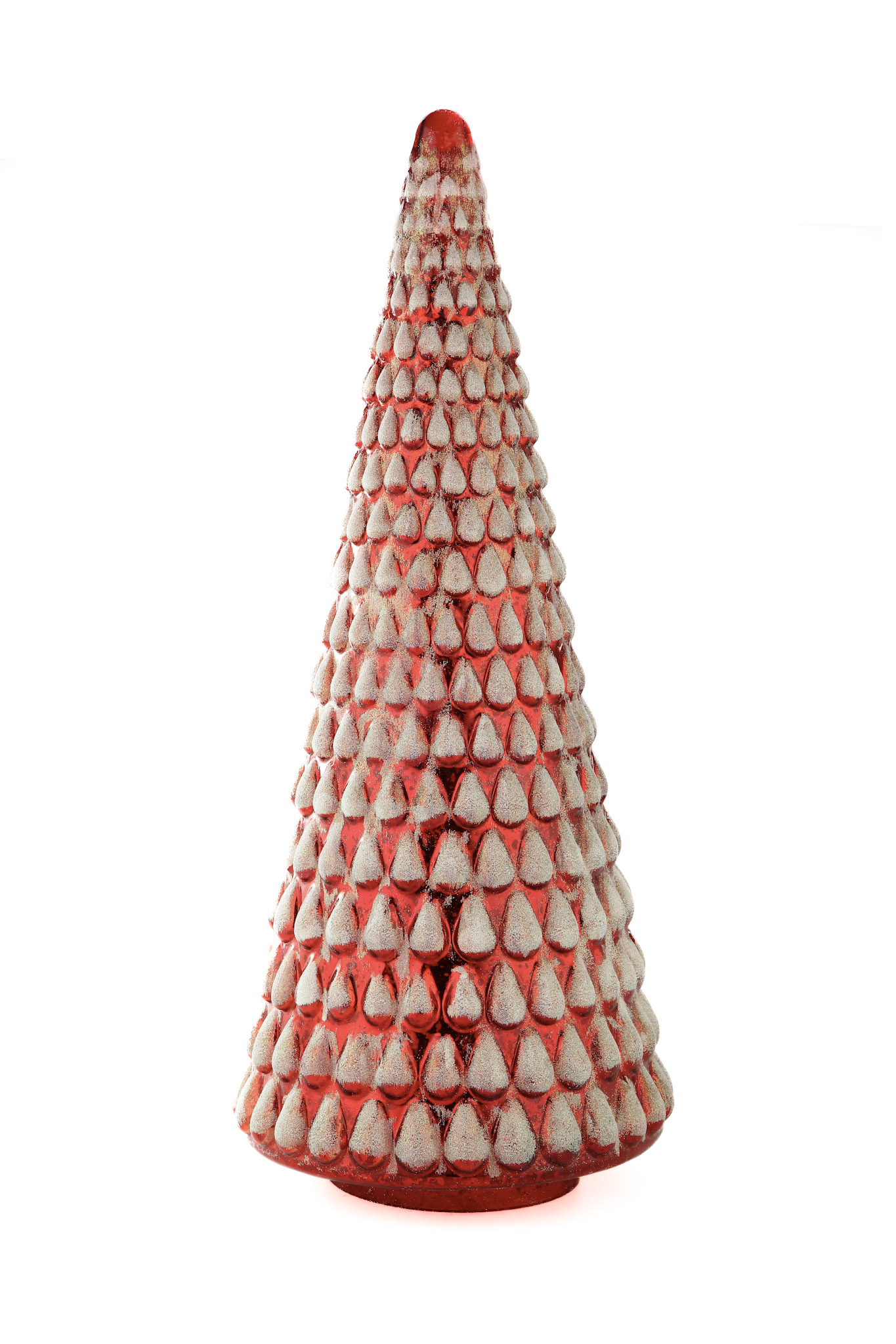 *D12.2"H30.3" - GLASS CHRISTMAS TREE