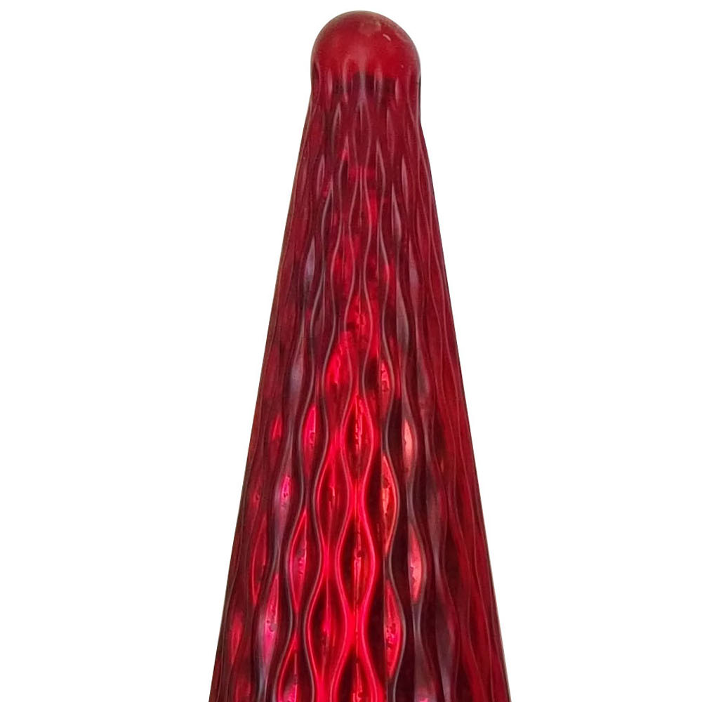 39331	 D7.5"H21.3" - GLASS CHRISTMAS TREE