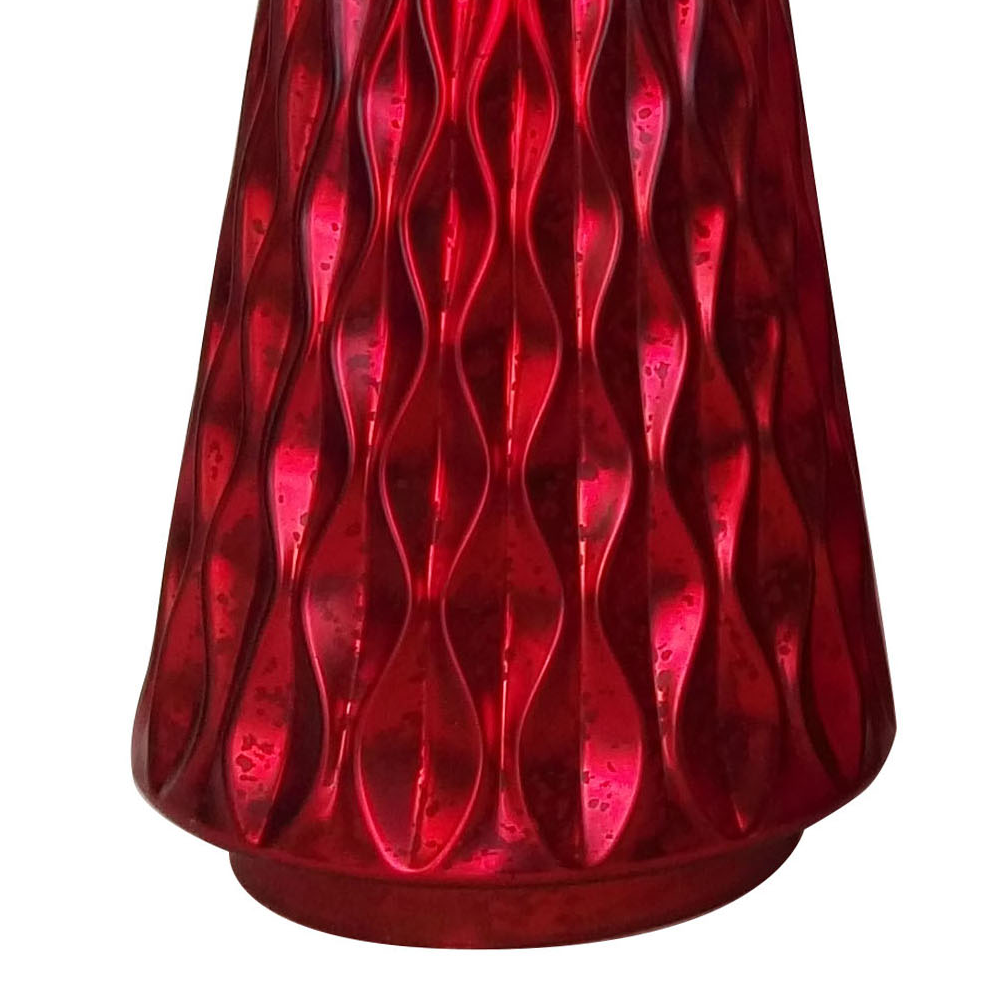39331	 D7.5"H21.3" - GLASS CHRISTMAS TREE