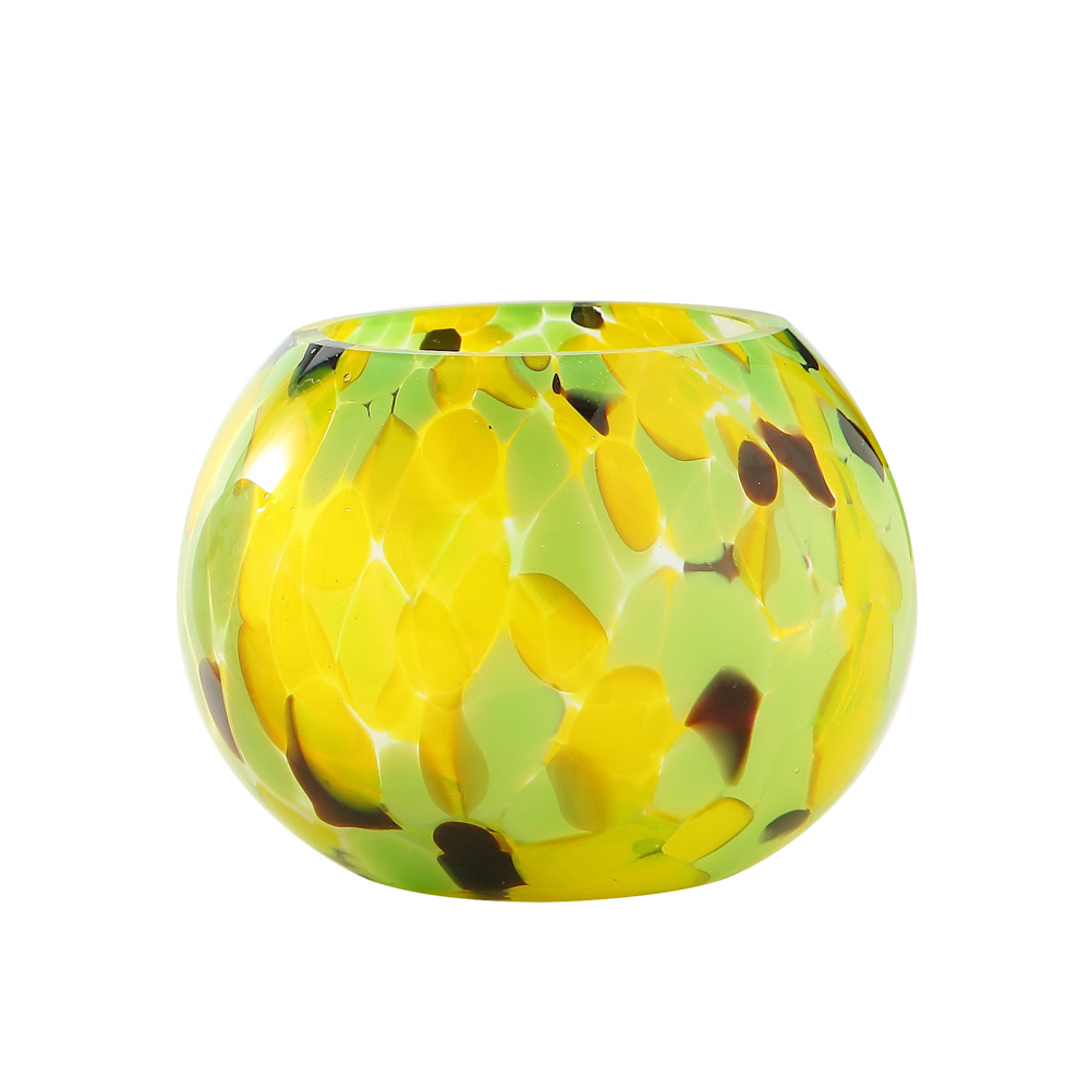 39364asst	 D5.9"H5.1" - ASSORTED GLASS BUBBLE BOWLS
