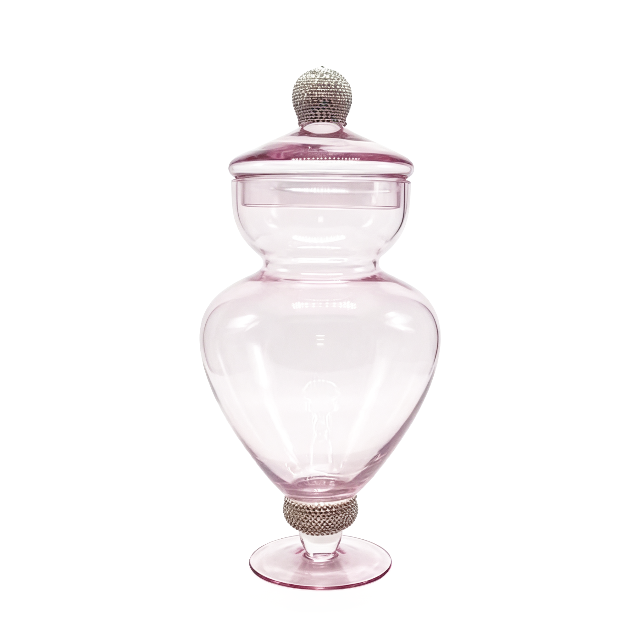 39400-1	 *D7"H15" - APOTHECARY JAR WITH LID