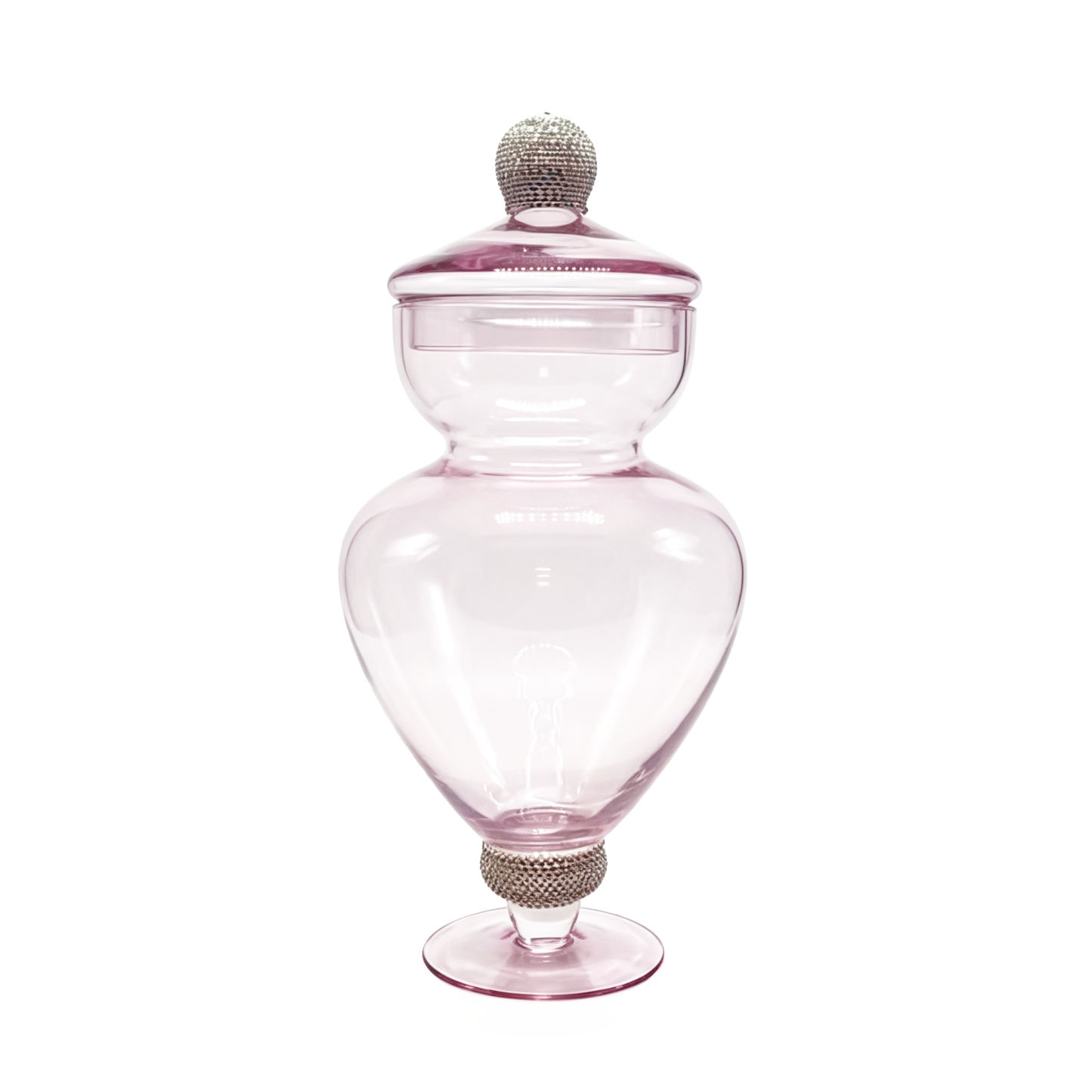 39400-1	 *D7"H15" - APOTHECARY JAR WITH LID