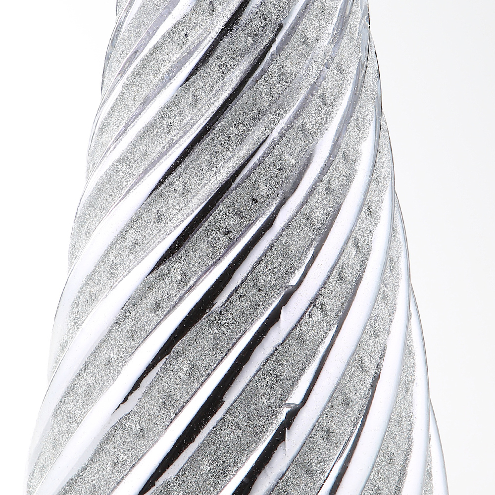 39436	 D7.9"H21.3" - GLASS CHRISTMAS TREE