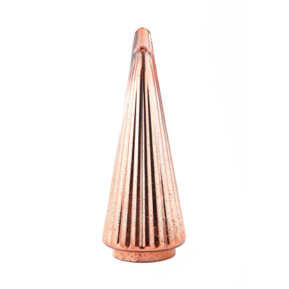 39450	 D7.5"H21.3" - GLASS CHRISTMAS TREE