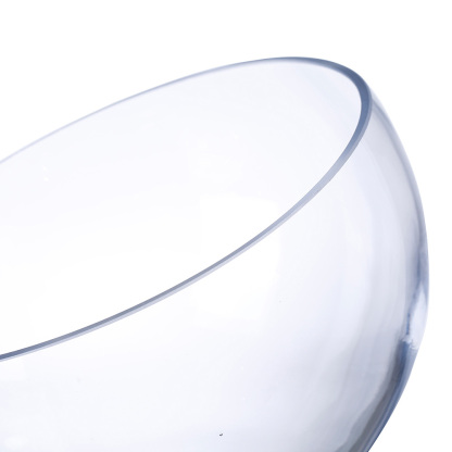 64451	 D9.5"H13" - GLASS CANDLEHOLDER