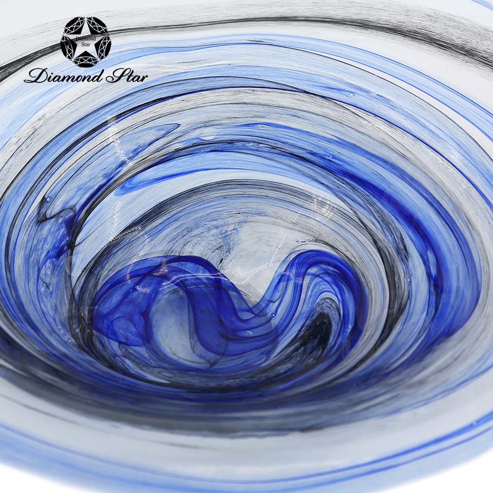 85572	 D20"H4" - ART GLASS WALL PLATE