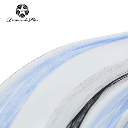 85572	 D20"H4" - ART GLASS WALL PLATE