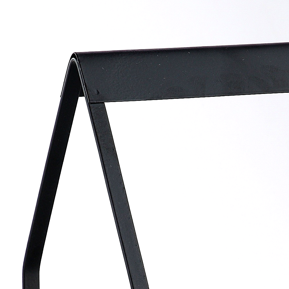 45225	 L6"W4.5"H10" - GLASS RECTANGLE WITH METAL HOUSE HOLDER