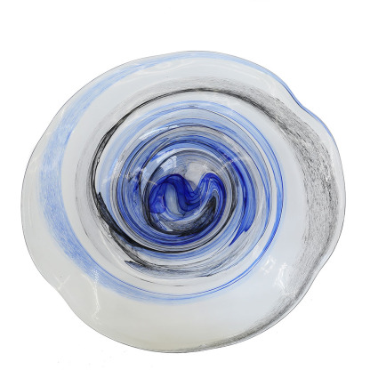 85572	 D20"H4" - ART GLASS WALL PLATE