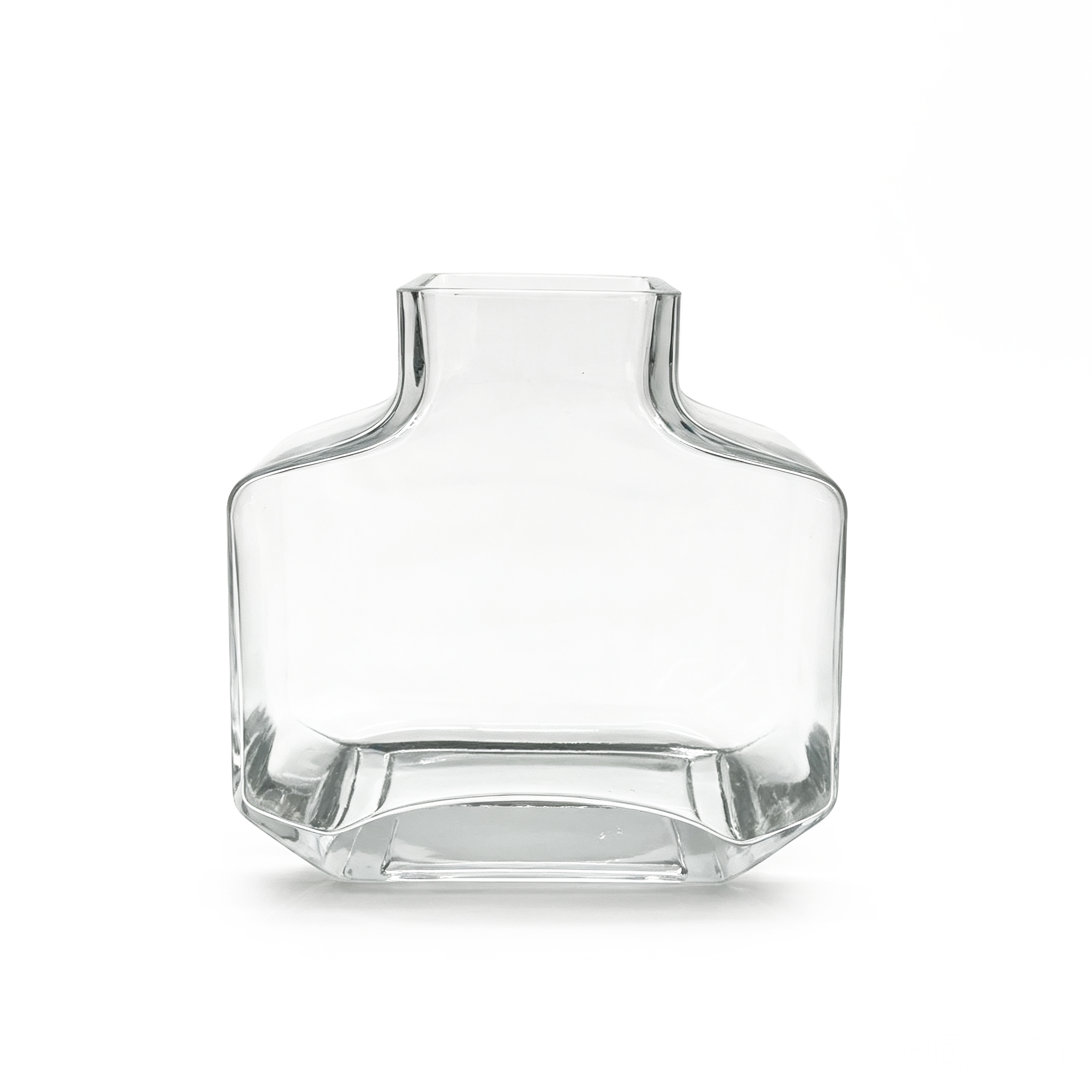 46413	 L5.7W2.8H5.5" - ART GLASS VASE