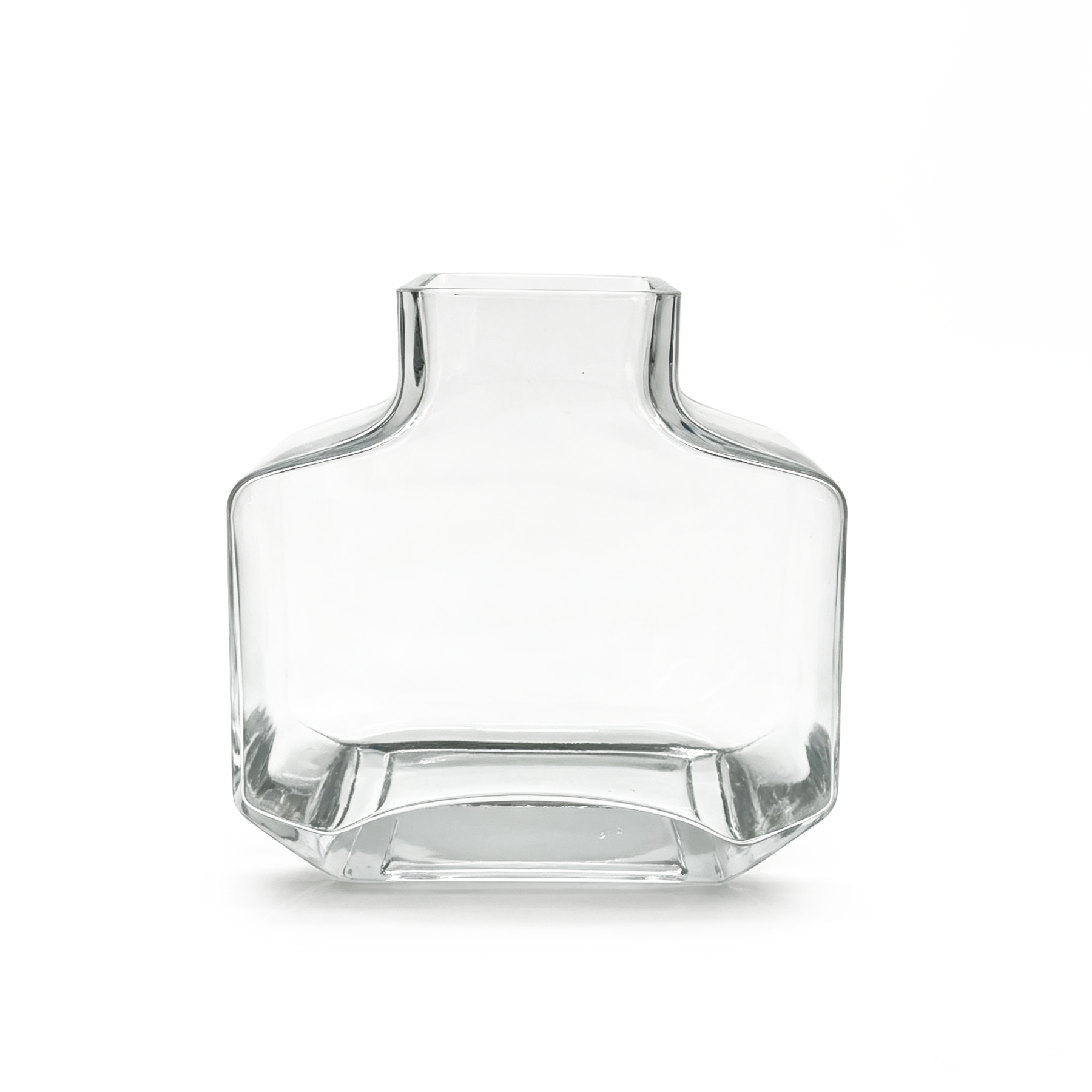 46413	 L5.7W2.8H5.5" - ART GLASS VASE