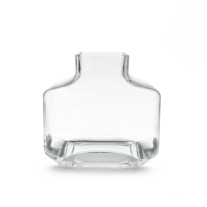 46413	 L5.7W2.8H5.5" - ART GLASS VASE