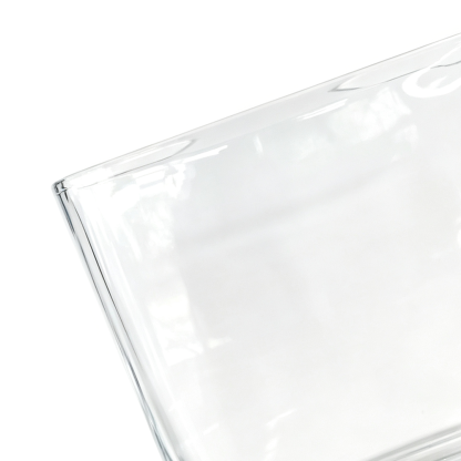 46432	 L7.9W2.4H8" - SQUARE GLASS VASE