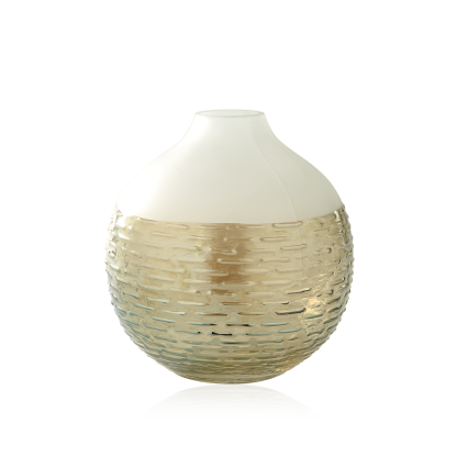 46587	 *D8"H8.5" - GLASS VASE