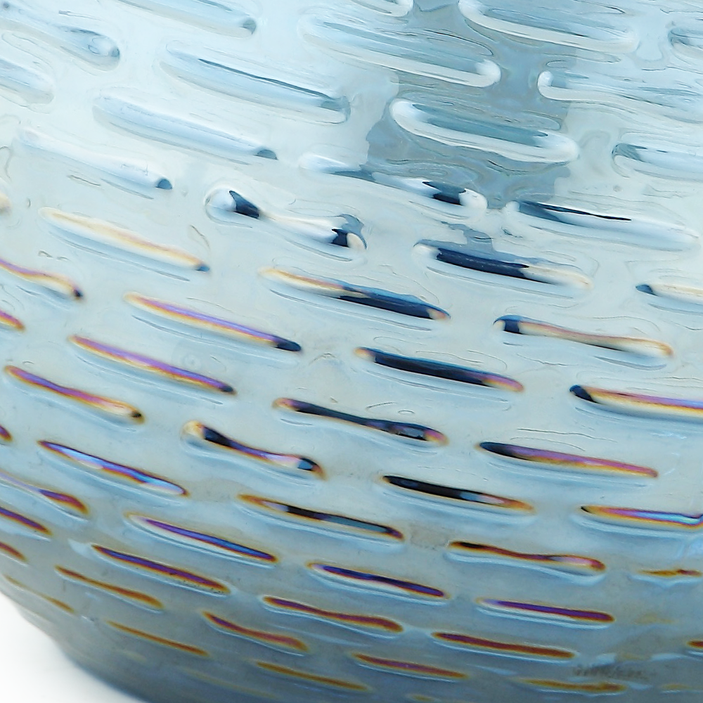 46589	 D8"H8.5" - GLASS VASE