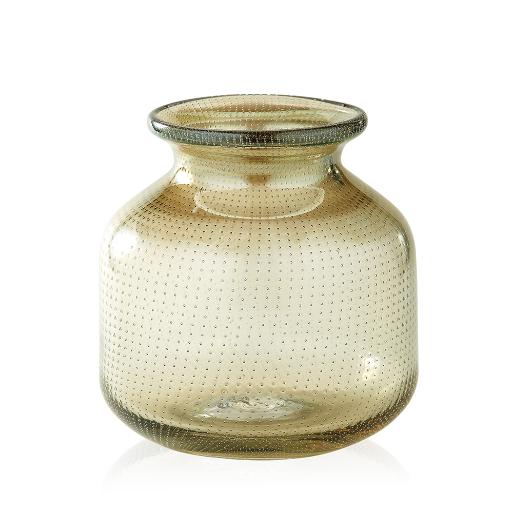 46617	 D7.5"H8" - GLASS VASE