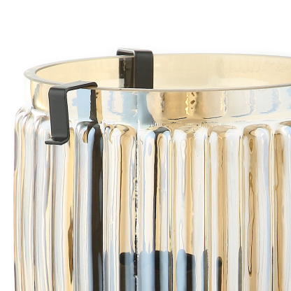 46651	 D8"H8.5" - GLASS VASE