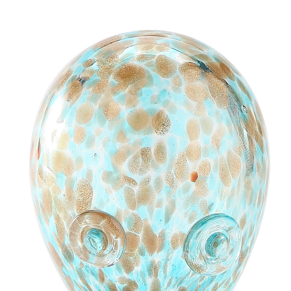 47066	 D6"H6.5" - GLASS OCTOPUS FIGURINE