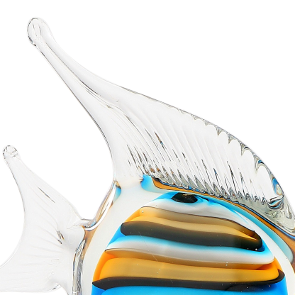 47069	 L5.5"W1.5"H6" - GLASS FISH FIGURINE