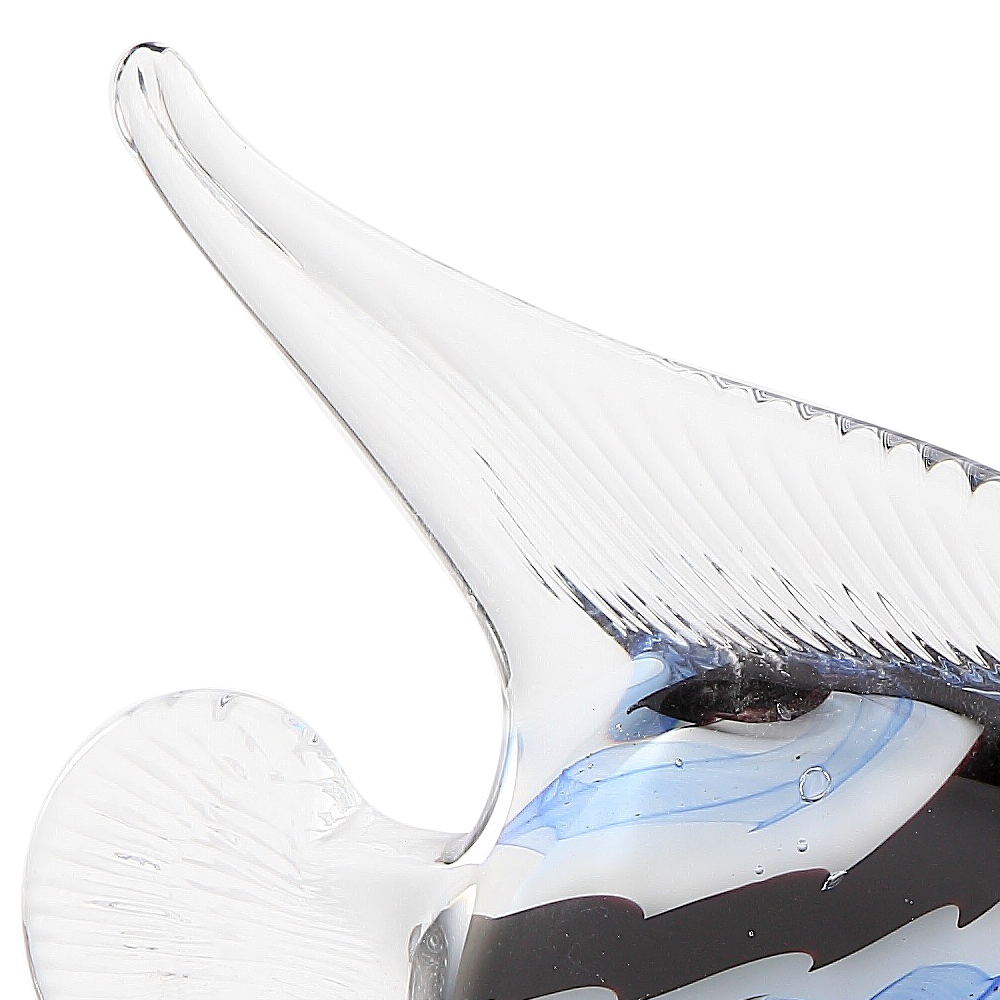 47070	 L7.5"W2"H6.5" - GLASS FISH FIGURINE
