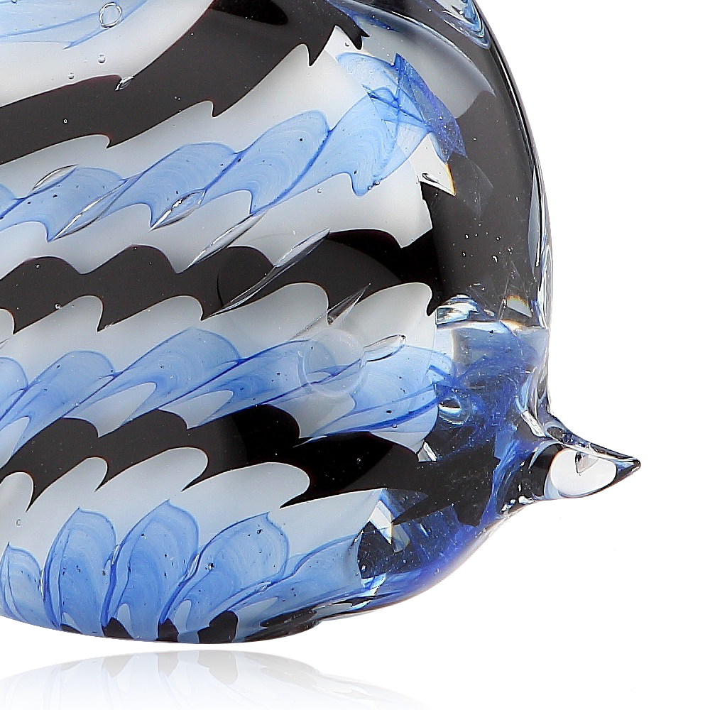 47070	 L7.5"W2"H6.5" - GLASS FISH FIGURINE
