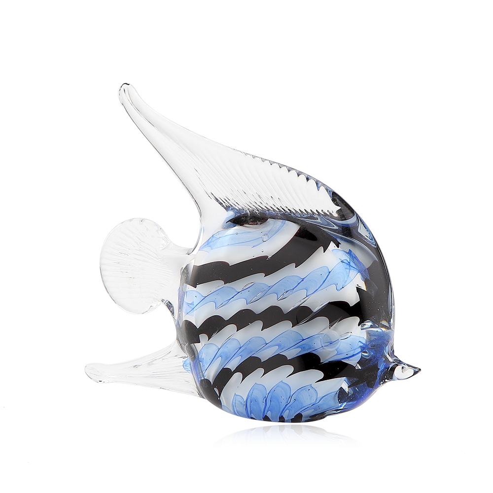 47070	 L7.5"W2"H6.5" - GLASS FISH FIGURINE