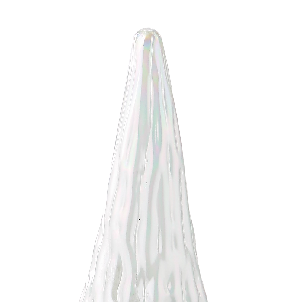 47125	 D5"H8.5" - GLASS CHRISTMAS TREE