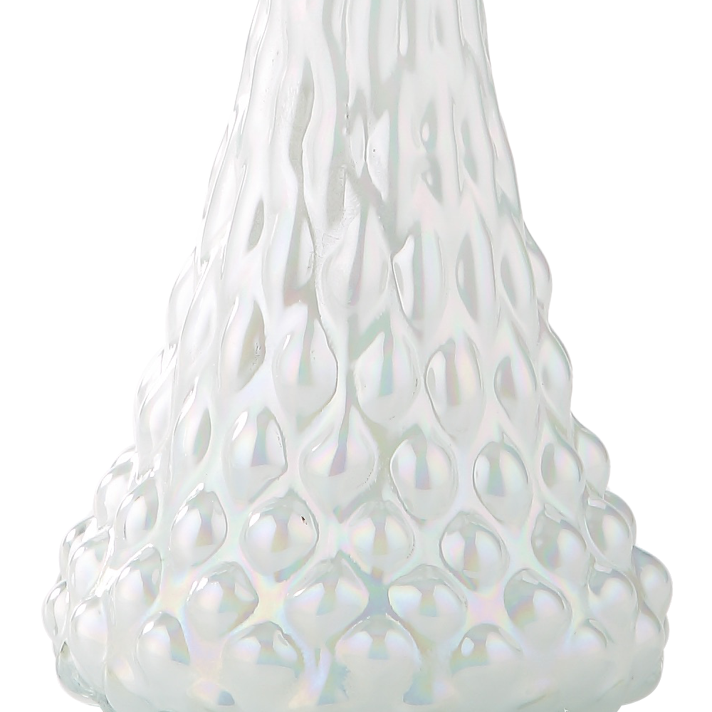 47125	 D5"H8.5" - GLASS CHRISTMAS TREE