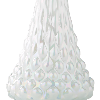 47125	 D5"H8.5" - GLASS CHRISTMAS TREE