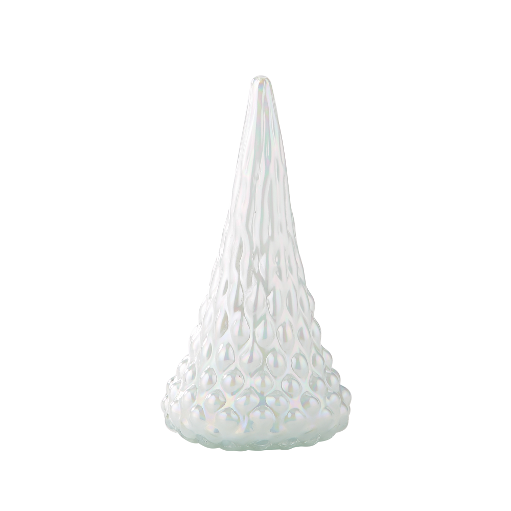 47125	 D5"H8.5" - GLASS CHRISTMAS TREE