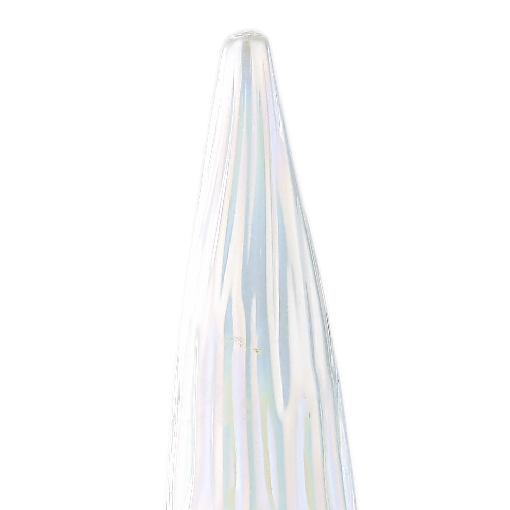 47126	 D6"H13.5" - GLASS CHRISTMAS TREE