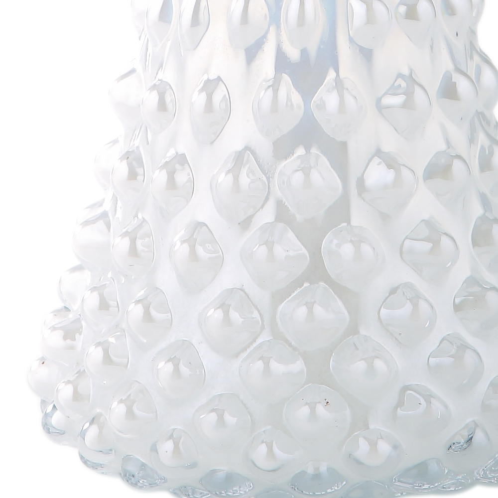 47126	 D6"H13.5" - GLASS CHRISTMAS TREE