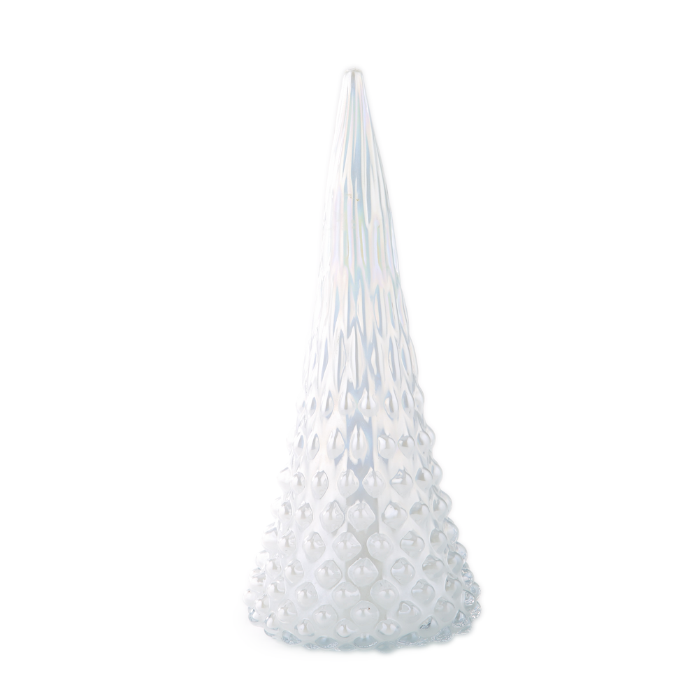 47126	 D6"H13.5" - GLASS CHRISTMAS TREE