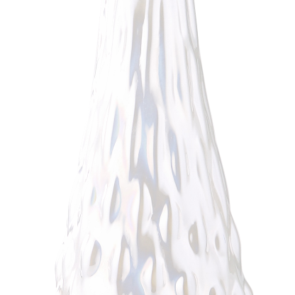 47127	 D6.5"H16.5" - GLASS CHRISTMAS TREE