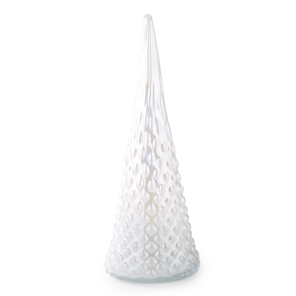47127	 D6.5"H16.5" - GLASS CHRISTMAS TREE